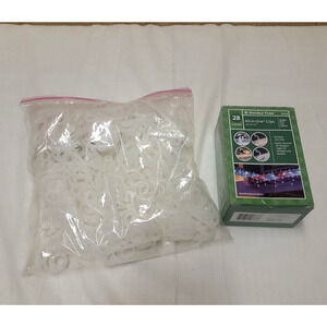 Lot of Holiday Time All-in-One Christmas Light Hanging Clips Count Unknown